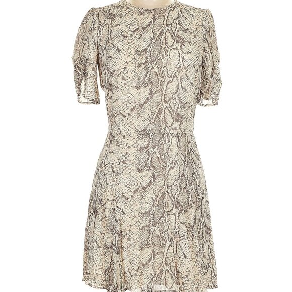 Reformation Snake Skin Mini Dress size 8 - Picture 6 of 15